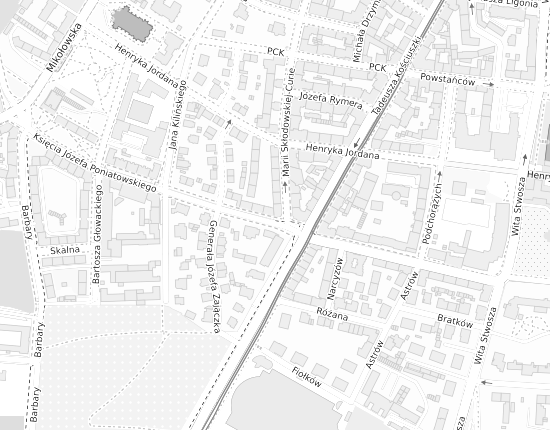 Mapa z adresem organizacji