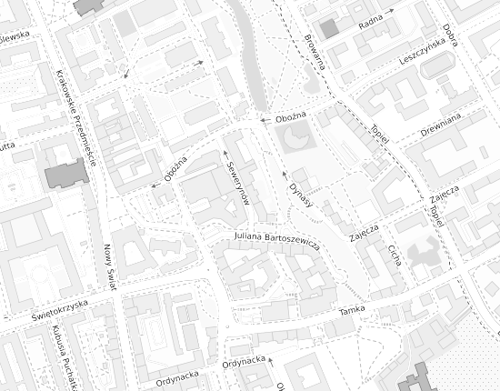 Mapa z adresem organizacji