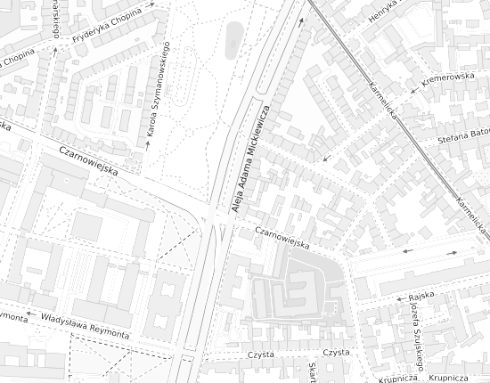 Mapa z adresem organizacji