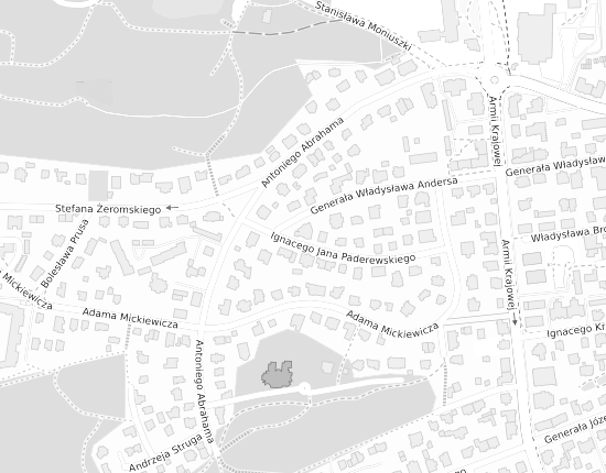 Mapa z adresem organizacji