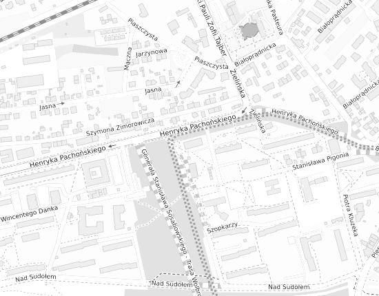 Mapa z adresem organizacji