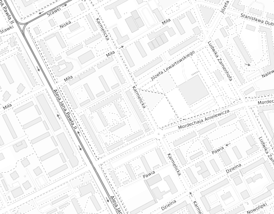 Mapa z adresem organizacji