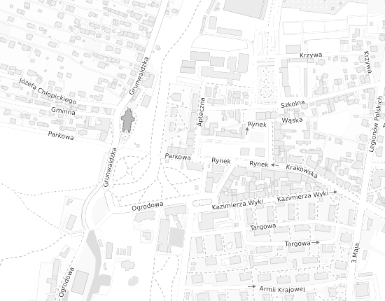 Mapa z adresem organizacji