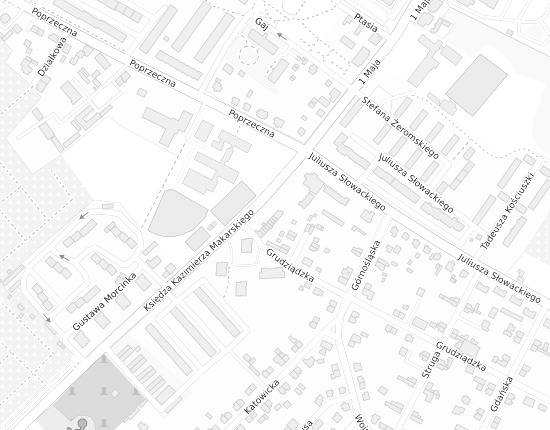 Mapa z adresem organizacji