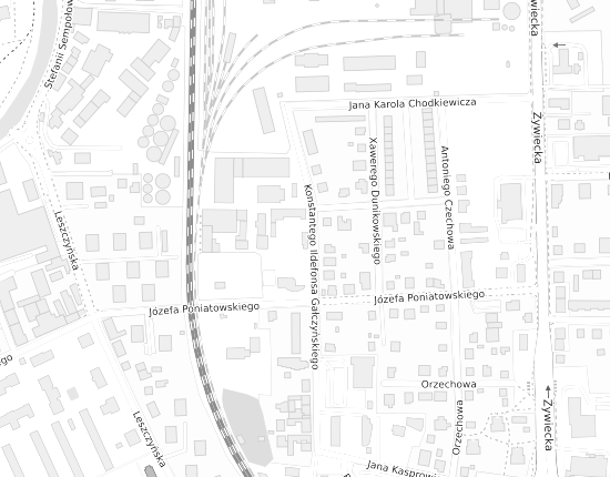 Mapa z adresem organizacji