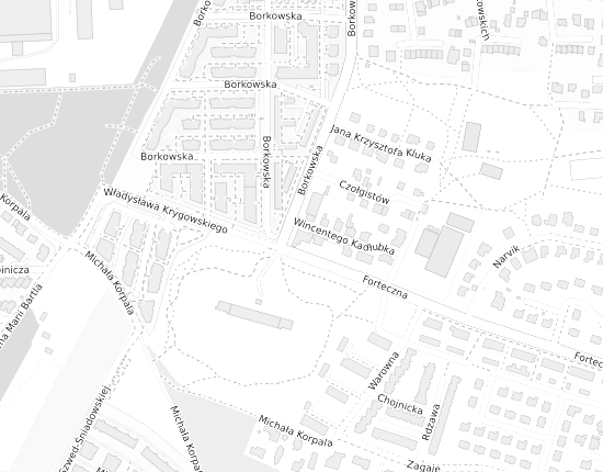 Mapa z adresem organizacji