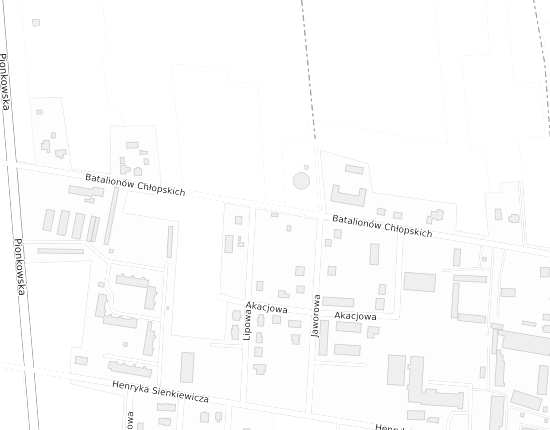 Mapa z adresem organizacji