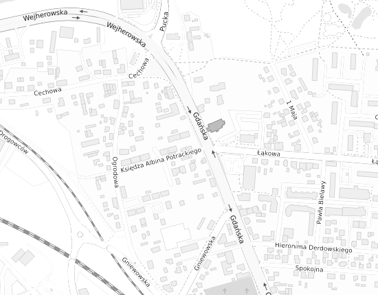 Mapa z adresem organizacji