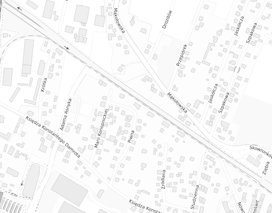 Mapa z adresem organizacji