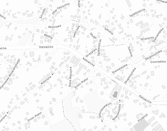 Mapa z adresem organizacji
