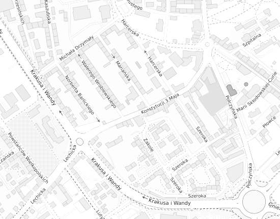 Mapa z adresem organizacji