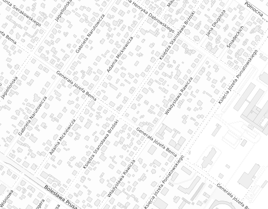 Mapa z adresem organizacji