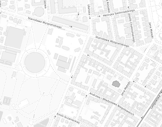 Mapa z adresem organizacji