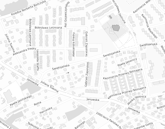 Mapa z adresem organizacji