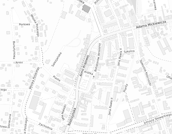 Mapa z adresem organizacji