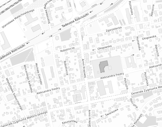 Mapa z adresem organizacji