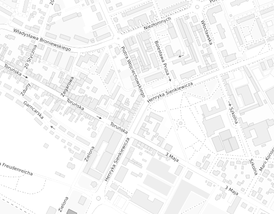 Mapa z adresem organizacji