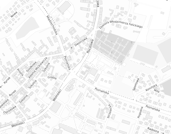 Mapa z adresem organizacji