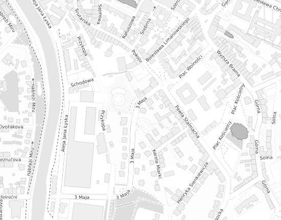 Mapa z adresem organizacji