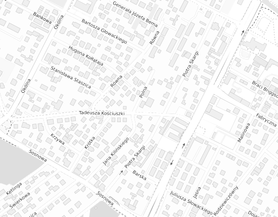Mapa z adresem organizacji