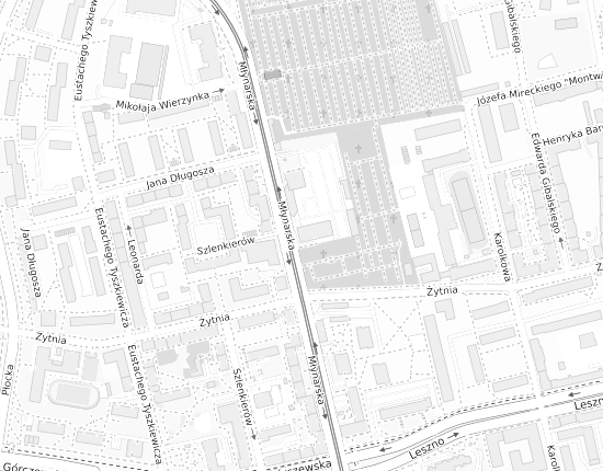 Mapa z adresem organizacji