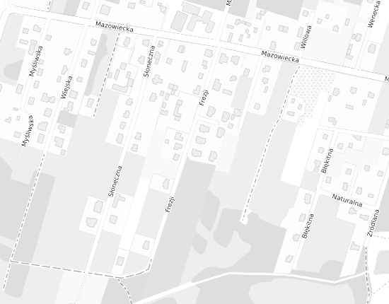Mapa z adresem organizacji