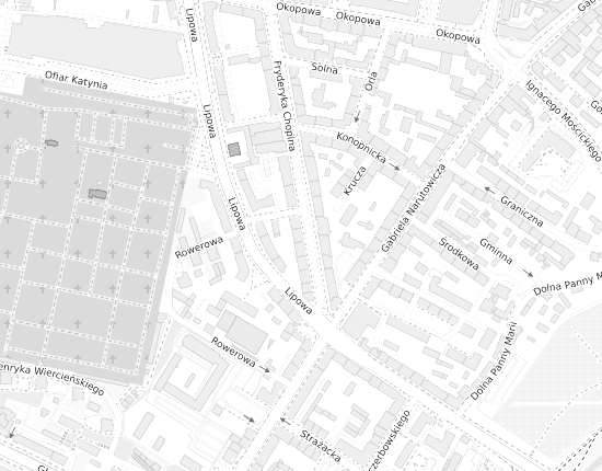 Mapa z adresem organizacji