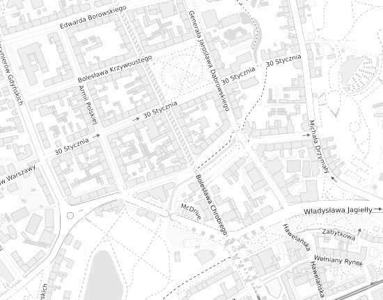 Mapa z adresem organizacji