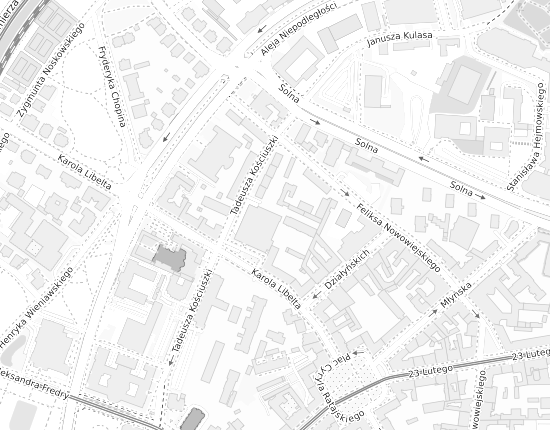 Mapa z adresem organizacji