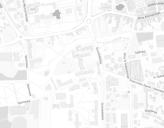 Mapa z adresem organizacji