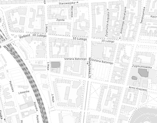 Mapa z adresem organizacji