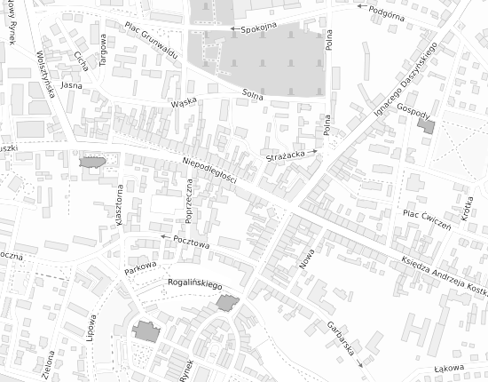 Mapa z adresem organizacji