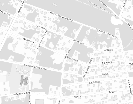 Mapa z adresem organizacji