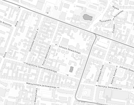 Mapa z adresem organizacji