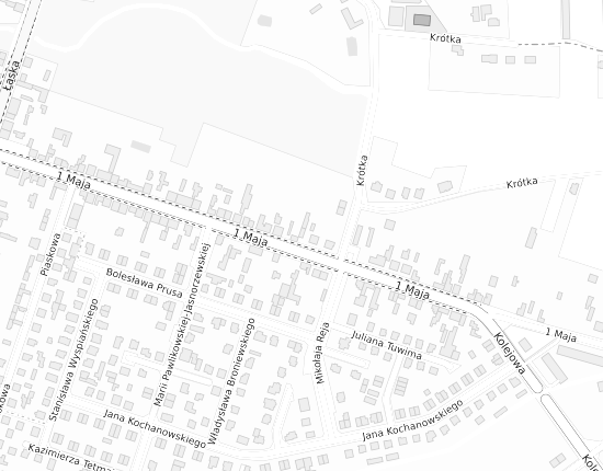 Mapa z adresem organizacji