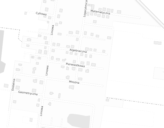 Mapa z adresem organizacji