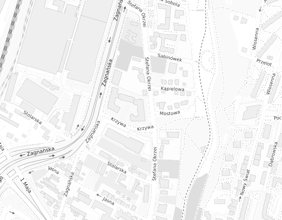Mapa z adresem organizacji