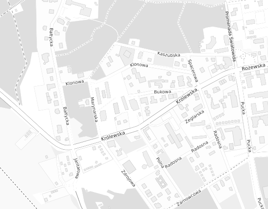 Mapa z adresem organizacji