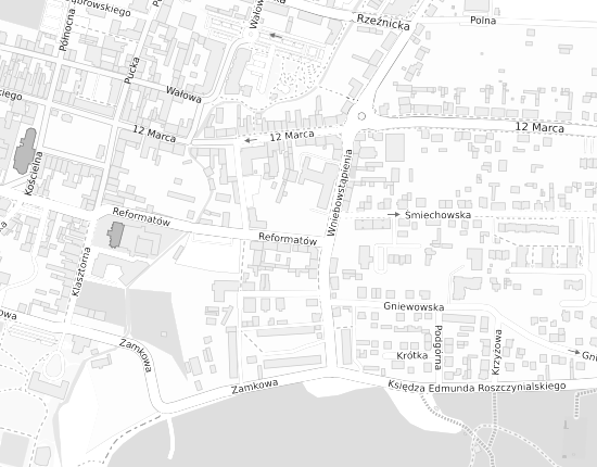 Mapa z adresem organizacji