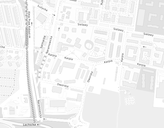 Mapa z adresem organizacji