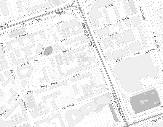 Mapa z adresem organizacji