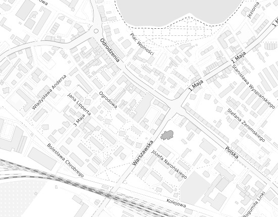 Mapa z adresem organizacji