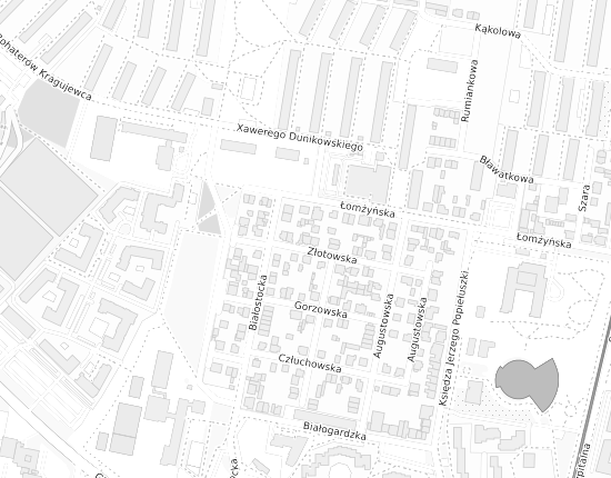 Mapa z adresem organizacji