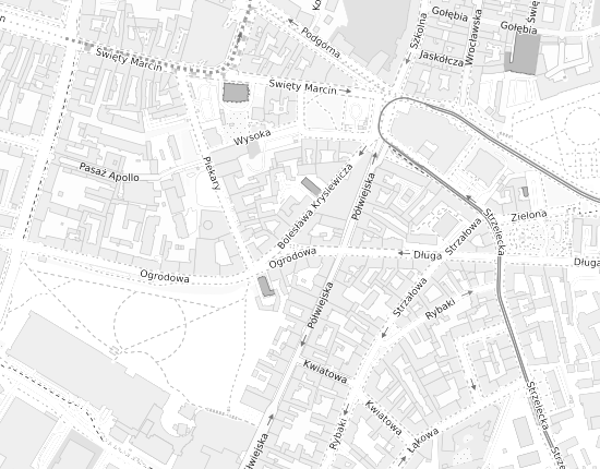 Mapa z adresem organizacji