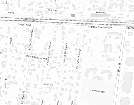 Mapa z adresem organizacji