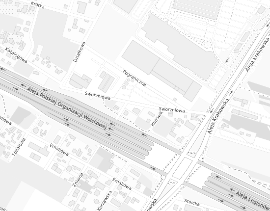 Mapa z adresem organizacji
