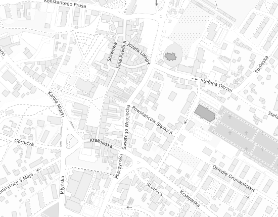 Mapa z adresem organizacji