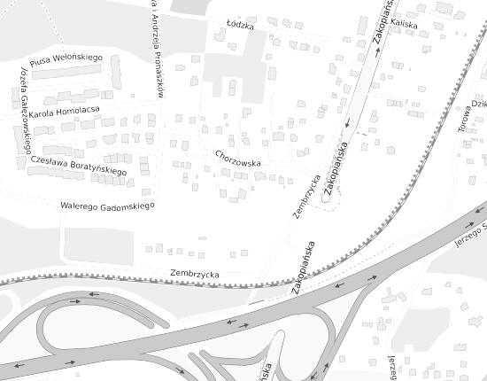 Mapa z adresem organizacji