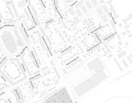 Mapa z adresem organizacji