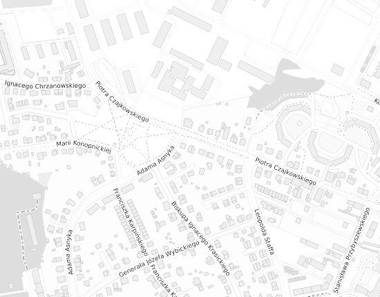 Mapa z adresem organizacji